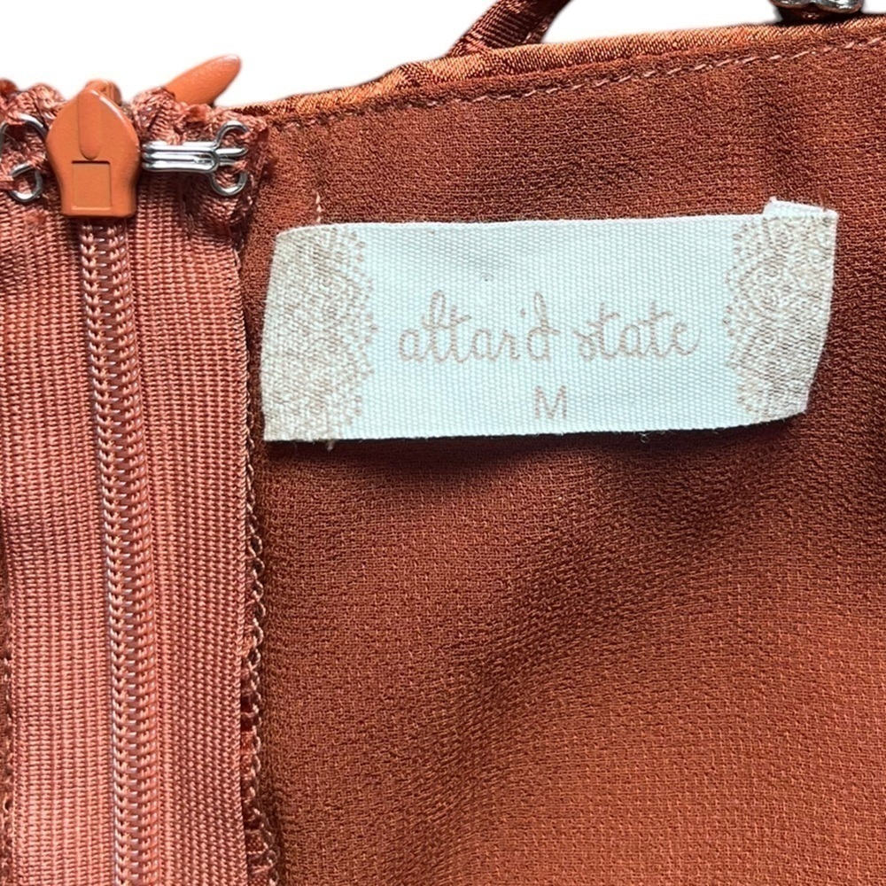 Altar’d State Copper Dress size medium. - Picture 4 of 12